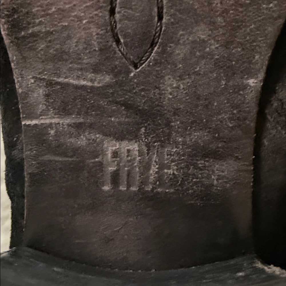 Frye Black Over the Knee Suede Boots - Picture 4 of 6